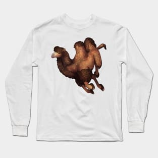 Cozy Bactrian Camel Long Sleeve T-Shirt